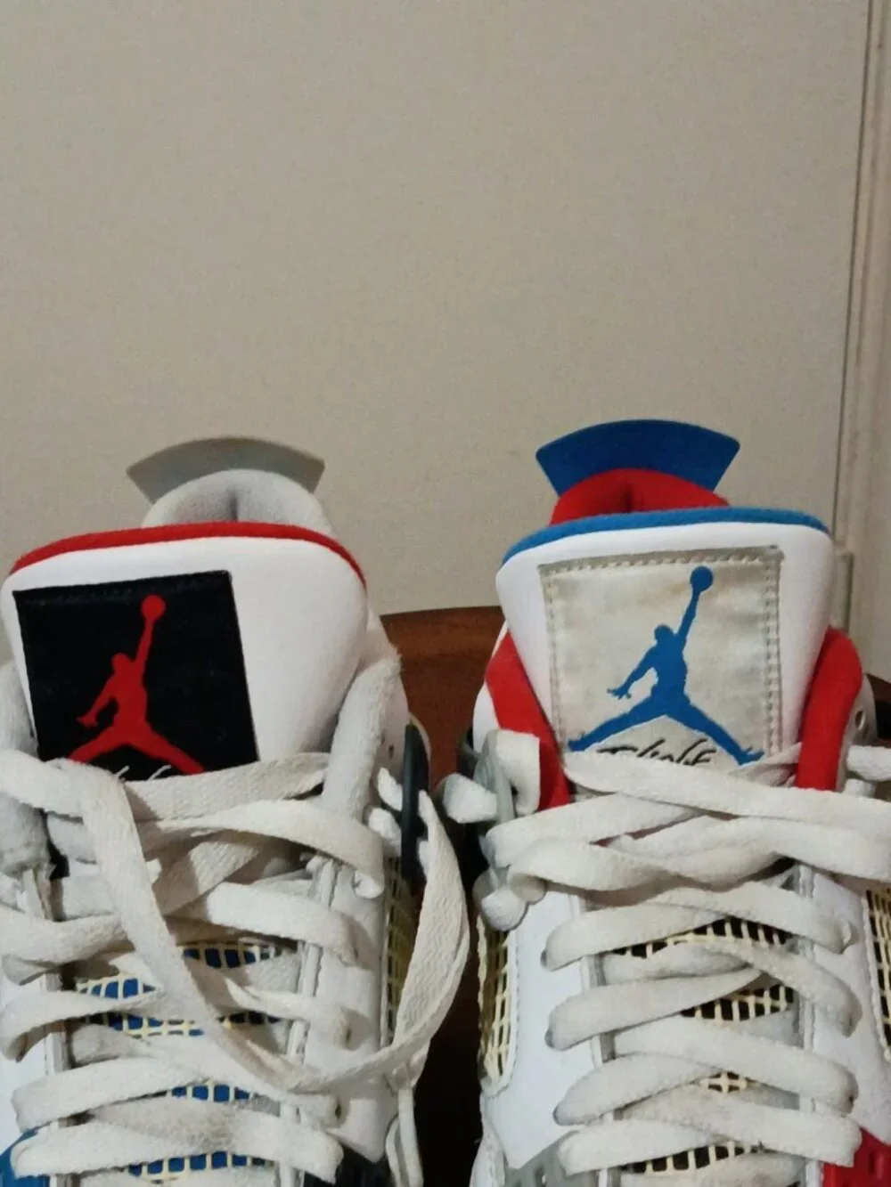 Nike Air Jordan 4 Retro SE What The 4 White Blue Red Men's Size 10 US CI1184-146